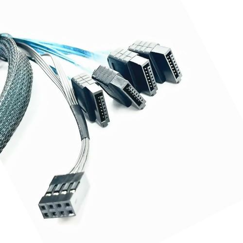 Кабель Supermicro CBL-0288L IPASS to SATA Adapter 0.7м