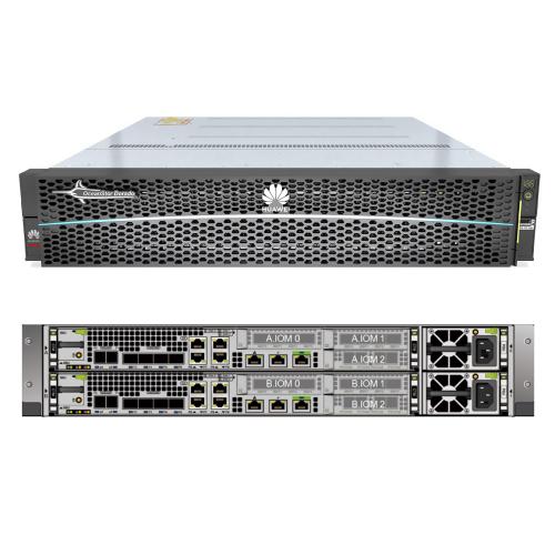Huawei OceanStor Dorado 3000 02357ATD_BSW, 2U, 128GB Cache, 8*1Gb ETH, 8*10Gb ETH, 2*2 ports 100Gb