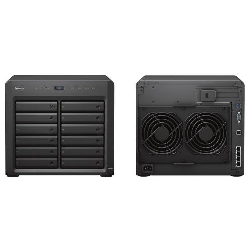 Сетевое хранилище Synology DS2422+ 12x2.5/3.5 SATA, AMD Ryzen V1500B/4x2.2GHz, 4GB DDR4