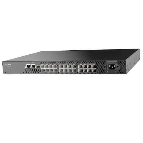 SAN-коммутатор Lenovo ThinkSystem DB610S 1U с 16 активными портами FC 16 Гбит/с (6559-CH5)