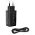 Сетевое зарядное устройство NERPA PD333CBX GaN 65 Вт с 2xUSB-C и USB-A QC3.0