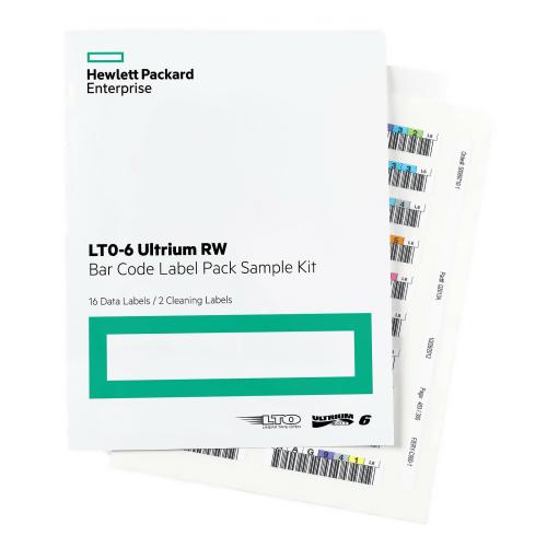 Наклейки HPE Q2013A Ultrium6 6.25Tb bar code label pack 100 data + 10 cleaning