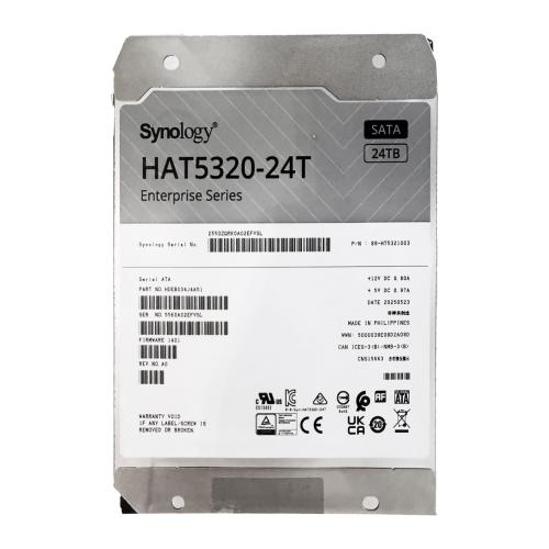 Жесткий диск Synology HAT5320-24T, 24Tb, HDD SATA 3,5 7200 rpm, 512Mb, 6 Гбит/с