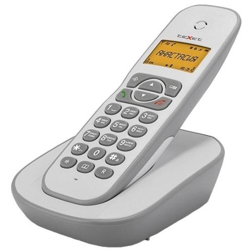 Телефон TEXET TX-D4505A 126246, белый-серый