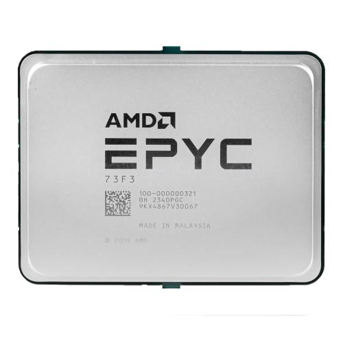 Процессор AMD EPYC EPYC 73F3, 16-ядерный, 3.5 ГГц, 240 Вт, сокет SP3, артикул 100-000000321