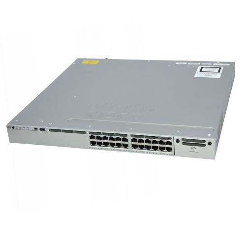Стекируемый коммутатор Cisco Catalyst WS-C3850-24T-L с 24 портами GbE и StackWise-480
