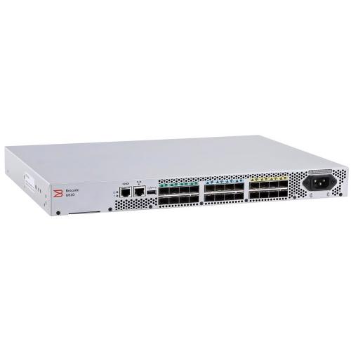 SAN-коммутатор Brocade G610 1U с 8 активными портами FC 16 Гбит/с (BR-G610-8-16G-0_CR)