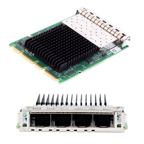 Сетевая карта Dell 540-BCRT, Intel X710, 4x10GbE SFP+, OCP NIC 3.0