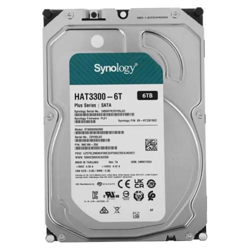 Жесткий диск Synology HAT3300-6T, 6Tb, HDD SATA 3,5 5400 rpm, 256Mb, 6 Гбит/с