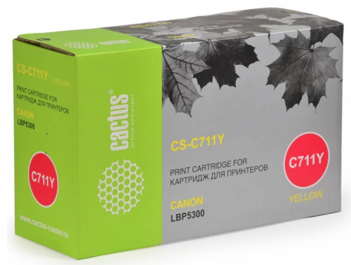 Картридж Cactus CS-C711Y