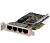 Сетевой адаптер Dell 540-BCOEt, 4 порта RJ45 по 10/100/1000 Мб/сек