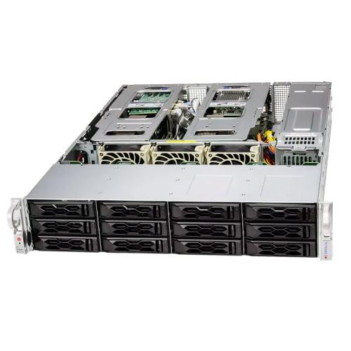 Rack-сервер Supermicro SYS-621P-TRT 2U Mainstream с двумя сокетами LGA4677 и встроенными 10GbE