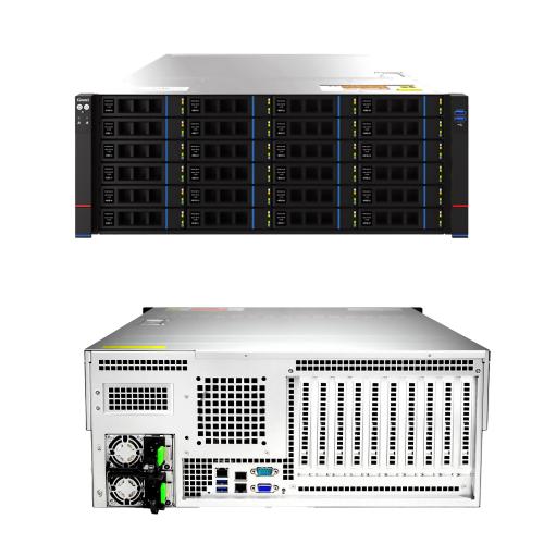 AI GPU-сервер Gooxi SY4108G-D24R-G4 4U 8 GPU Intel Xeon Eagle Stream 24 диска NVMe