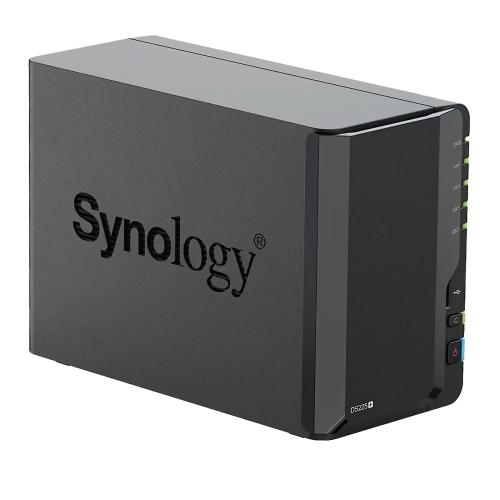 Сетевое хранилище Synology DS225+ 2x2.5/3.5 SATA, Intel Celeron J4125-2.0GHz, 2Gb DDR4