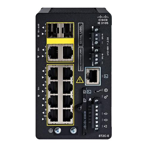 Промышленный коммутатор Cisco IE-3100-8T2C-E с 8 портами