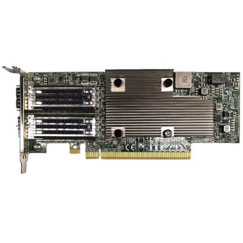 Сетевая карта Dell 540-BDEF Broadcom 57508, 2x100Gb E QSFP, PCIe, Low Profile