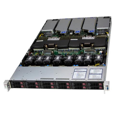 Серверная платформа Supermicro SYS-122C-TN (bundle) 1U CloudDC с Intel Xeon 6, 12 NVMe-отсека, 32 DDR5 слота