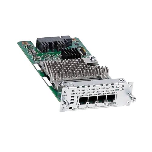 Голосовой модуль Cisco NIM-4FXSP ISR 4000 серия 4 порта FXS FXS-E DID аналоговый