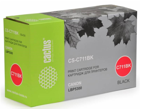 Картридж Cactus CS-C711BK
