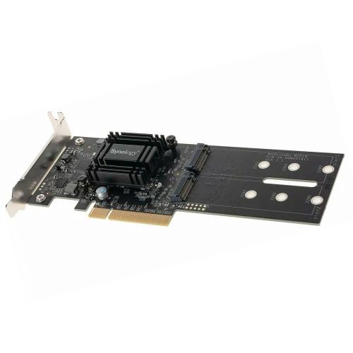 Плата адаптера Synology M2D18, 2xM.2 SATA, PCIe 2.0x8