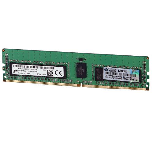 Оригинальный модуль памяти HPE 809082-091 16GB DDR4 2400MHz ECC Registered для серверов HPE ProLiant Gen9