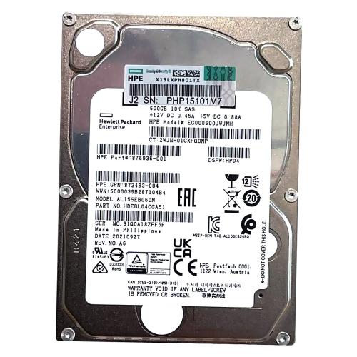 Жесткий диск HP 876936-001 600GB SAS 12G 10K SFF SC